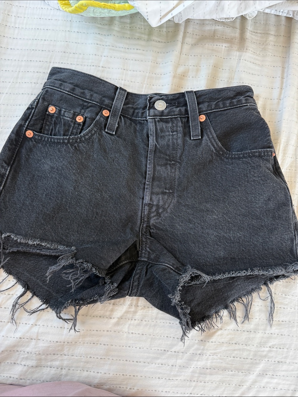 Levi’s 501 Black Denim Shorts